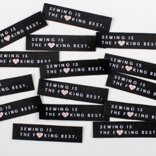 Kylie and the Machine - MY BEST WORK YET Woven Sewing Labels